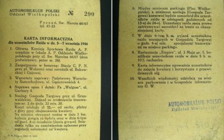 Rajd Polski 1946r